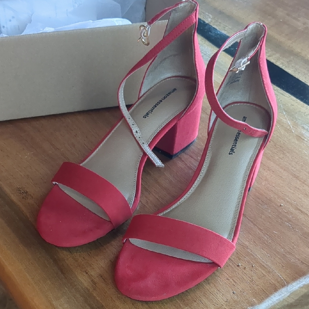Steve Madden Red Suede Heels